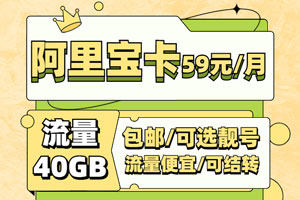 阿里大宝卡59元套餐详情